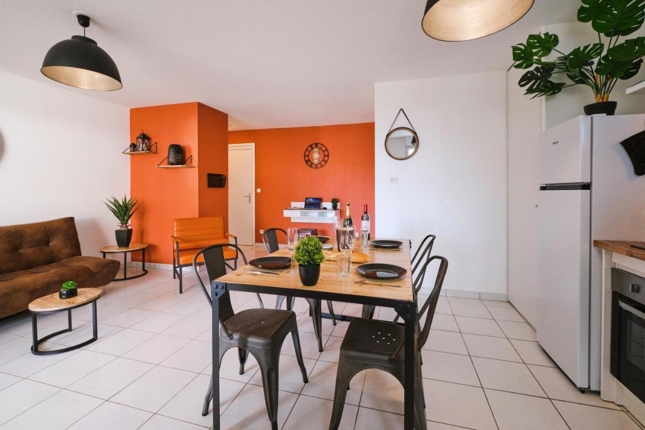 Tout Confort ! Calme, Climatisation, Piscine, Parking Gratuit, Grande Terrasse, Netflix, Wifi Carcassonne Exterior foto
